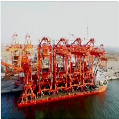China 6000 Tph Loading Capacity Belt Type Continuity Ship Loader For Bulk Material Handling for sale