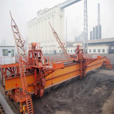 China Longitudinal Stockyard Bridge Type Bucket Wheel Reclaimer For Coal Fired Power Plant for sale