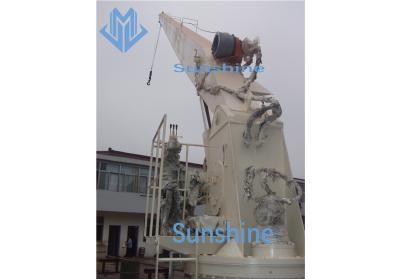 Chine Manutention du fret fixe hydraulique électrique de Marine Mounted On Deck For de boom à vendre