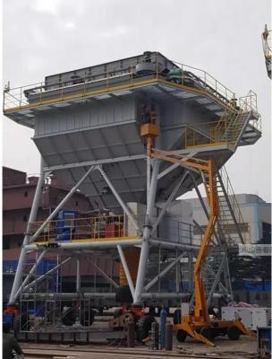 中国 450 tphは海港で貨物処理装置のための防塵のホッパーを 販売のため