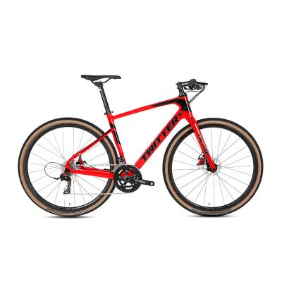 China Light Weight 54cm Carbon Frame Hybrid Bike SHIMANO TIAGRA 4700 With 700C Tire for sale