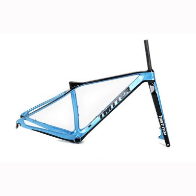 China 21 Inch Carbon Fiber MTB Frame 15x110 Boost Thru Axle Carbon Fiber Bicycle Frame for sale