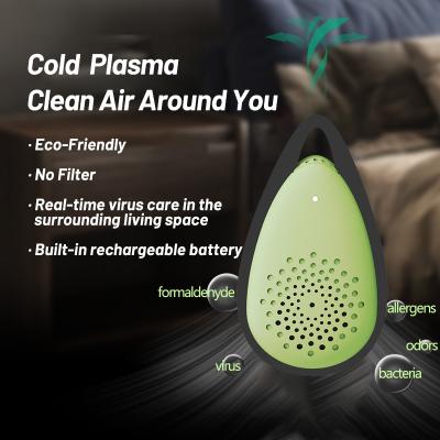 China Remove Pollen Battery Plasma Air Purifier Air Dog Purifier For Allergies for sale