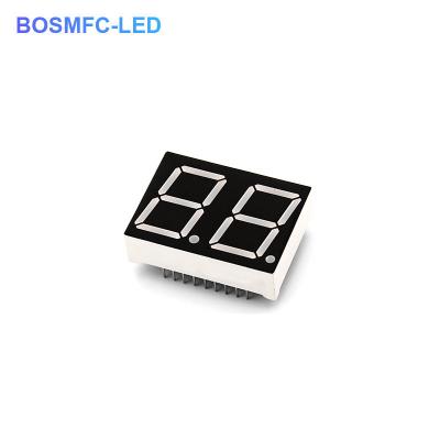 China 0.28 polegadas 2 dígitos 7 segmentos LED Display Vermelho Anodo Comum e Cátodo à venda