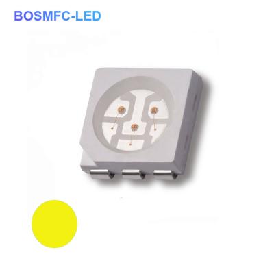 China 5050 SMD LED Yellow light emitting diode Amber led chip  for license plate led lamp for sale