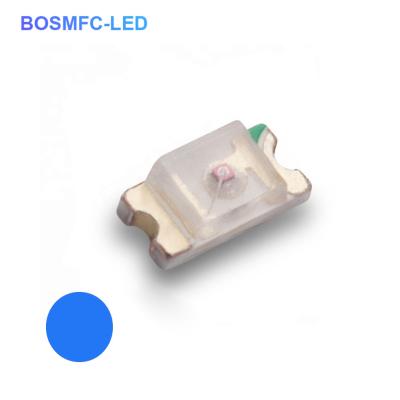 China 0603 SMD LED Blue chip 1608 led light emiting diode LED factory sell for LED display indicator for sale