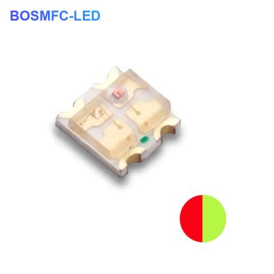 China Practical 0.06W 0603 SMD LED Bicolor Red And Yellow Green Wavelength 568-576nm 1615 for sale