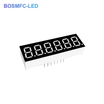 China Electronics 7 Segment Display White 0.36 Inch 6 Digits Durable for sale