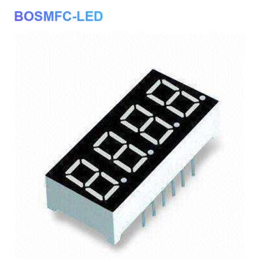 China Red Color Four Digit 7 Segment Display 0.56 Inch For LED Indicator for sale
