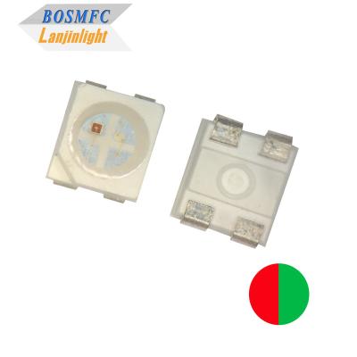 China RoHS 20mA LED Bi color SMD 3528 Red & Green Light For LED Strips for sale