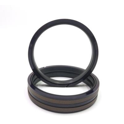 China PTFE NBR Hydraulic Piston Seal SPGW Brown Color 3 Months Warranty for sale