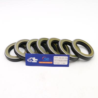 China Skeleton Hydraulic Oil Seal  Iron Rubber Material For Excavator for sale