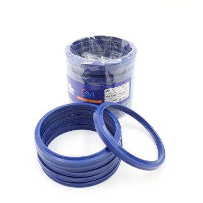 China Excavator PU Hydraulic Dust Seal , Blue Color DHS Wiper Seal for sale
