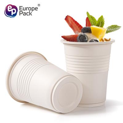 China Europe-Pack eco friendly products cornstarch plastic 9 oz disposable water cup for sale