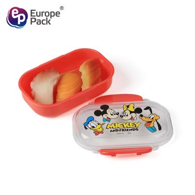 China Plastic sushi fruit food container disney pattern for sale