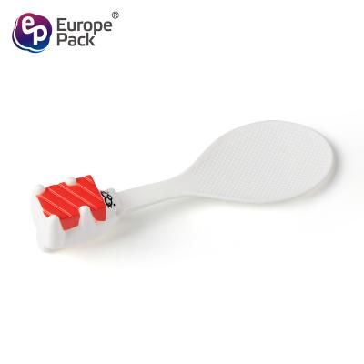 China Plastic rice spoon can stand handle cute handle for sale