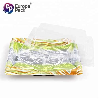 China EPK wholesale fancy printing rectangle disposable sushi container for sale