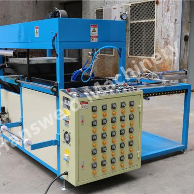 China HSD Small Automatic Vacuum Forming Machine 15 KW Customized Food Tray Blister  Packaging for sale