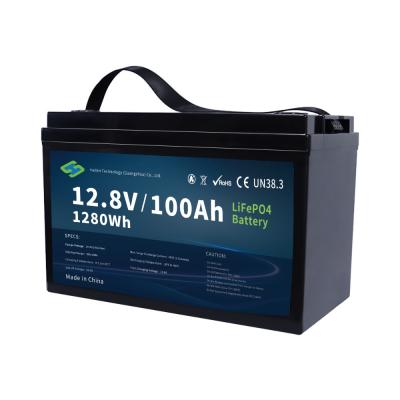 China 4S1P Electric Boat Lithium Battery 12.8V 100Ah Waterproof Durable for sale