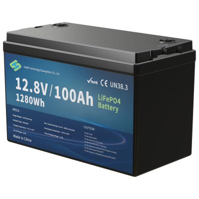 China 12.8V Deep Cycle LiFePO4 Battery Bluetooth for Nominal Voltage for sale