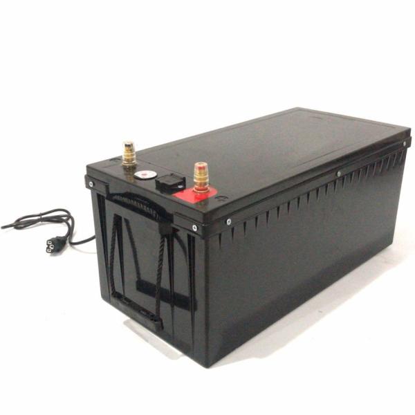 Quality Black Stable 24V Lithium Marine Battery Multipurpose Discharge Current 1.5C for sale