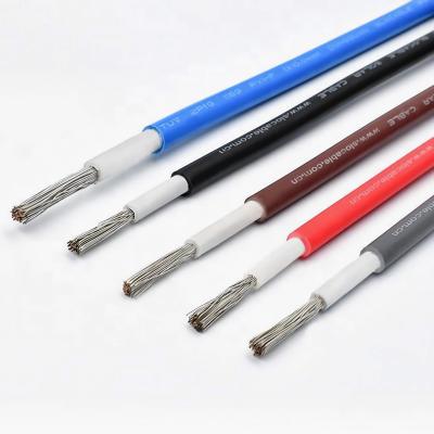 China TUV CE Approved 6mm  Voltage Copper Conductor PV Cable XLPE Insulation DIN EN 50265-2-1 for sale