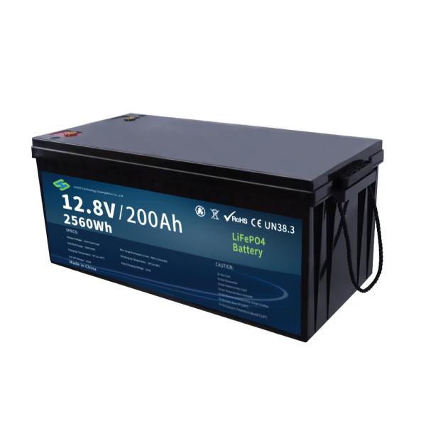 Quality Hertz 12200 12.8V 200Ah LiFePO4 Battery Pack, IP65, >6000 Cycles, Bluetooth for sale