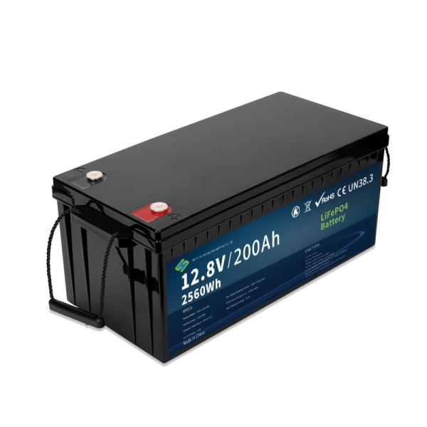 Quality Hertz 12200 12.8V 200Ah LiFePO4 Battery Pack, IP65, >6000 Cycles, Bluetooth for sale