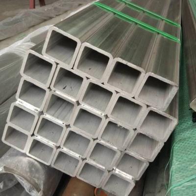 China 400 Series SS Square Tube 40mm*20mm Hot Rolled Box Section BS EN 10219 for sale