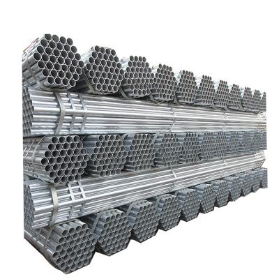 China 25mm Structural Steel Tube Longitudinal Welded Pre Gi Galvanized Steel Pipe 6 Meter Scaffolding Galvanized Round Pipe for sale