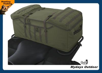 China Army Green Luggage Storage Atv Cargo Bags Black Lining 8 Zippers for sale