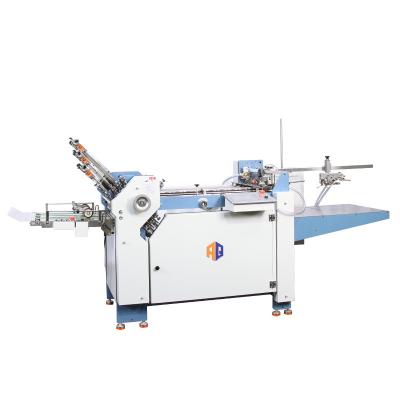 China 6 Buckle Plate Leaflet Paper Folding Machine With Automatic Suction Paper Feeder for sale