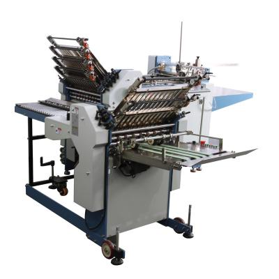 China Máquina de dobragem automática paralela e cruzada de folhetos de papel de alto desempenho para uso na indústria de folhetos à venda