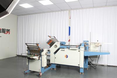China Largura de papel de alta velocidade automática 480mm da máquina da dobradura A3 para a indústria de impressão à venda
