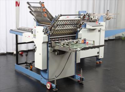 China PLC Controlled Automatic Paper Folding Machine With Touch Screen Control Interface for sale