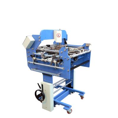 China Independent Knife Cross Fold Paper Folding Machine For Booklet for sale