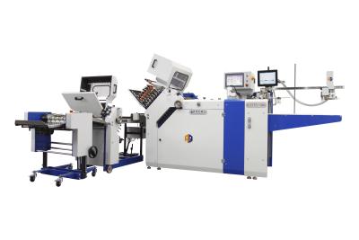 China Schnelle Großformat-Faltmaschine für Papier 70*120mm 300gm Für Anleitungen zu verkaufen