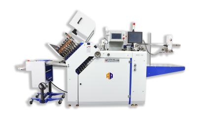 China 600mm Width Pharmaceutical Leaflet Paper Folding Machine With CCD Camera Inspection for sale