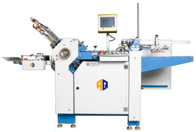China AOQI T-Serie Automatische Papierfaltenmaschine 480*750mm Industrieordner Schnellgeschwindigkeit zu verkaufen