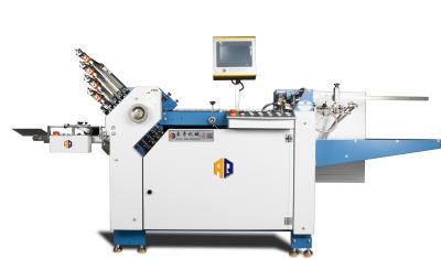 China Máquina automática de pliegue de papel de 480 mm de ancho con doble detección de hojas en venta