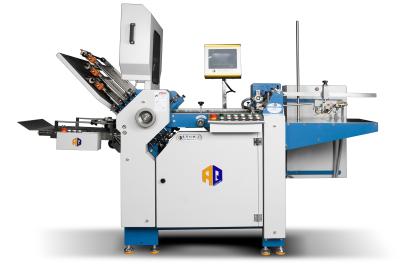 China Automatic Paper Folding Machine Width 480mm Industrial Leaflet Folder 380V en venta
