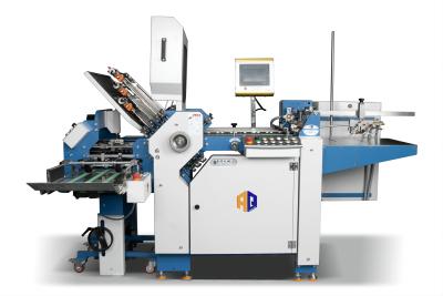 Китай Автоматическая брошюра бумага листовка складная машина бумага перекрестная папка оборудование продается