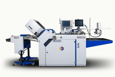China Máquina de Dobragem de Papel de Grande Formato, totalmente automática, para folheto farmacêutico à venda