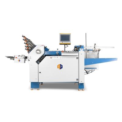 Chine Nouveaux produits Pile Feeder Feuille de papier A3 machine de pliage adaptée aux travaux d'impression de taille moyenne à grande machine de pliage à vendre