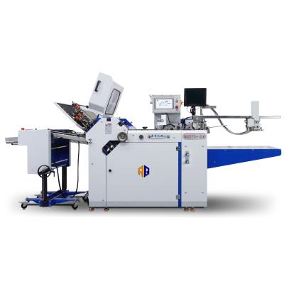 China Automatische Großformat-Gürtel-Fahrmaschine Papier Falte-Maschine Pharma-Fachblatt-Falte-Maschine zu verkaufen