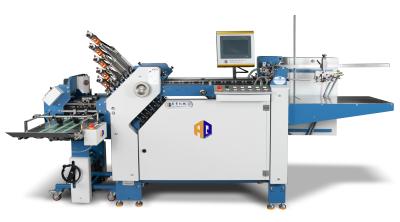 China AOQI Máquina automática de plegado de papel de alta velocidad equipada con máquina de plegado de cuchillo en venta