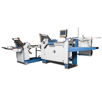 China PLC Automatic Cross Fold Paper Folding Machine Gear Driving  200m/Min Industry Equipment for sale