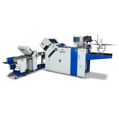 China Breite 480/600*1000mm Großformat-Gürtel-Fahrmaschine Papierfaltenmaschine für pharmazeutische Broschüre Papiermappe zu verkaufen