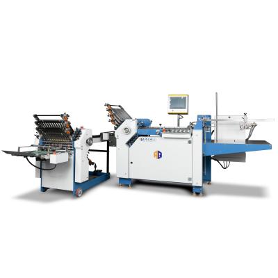 China 3.8KW Leaflet Cross Fold Paper Folding Machine For Printing Industry Folding And Inserting Machine for sale
