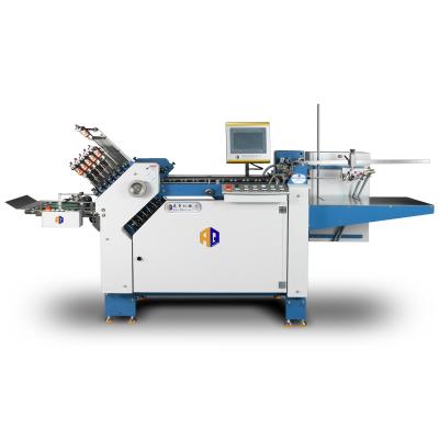 China Máquina de carpetas de papel A3 Máquinas industriales de plegado de papel con equipo de recogida de apilamientos en venta